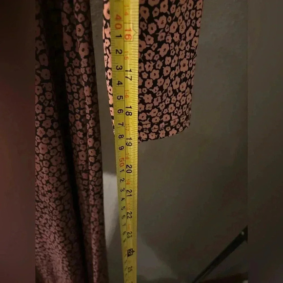 NWOT Hutch Oakley jumpsuit S peach copper floral ditsy - Picture 9 of 12